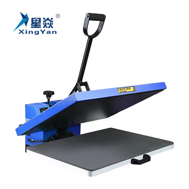 Xingyan Factory Digital Control 40x60 Sublimation Blank T-shirt Clothes Manual Printing Flat Heat Press Machine 16 X 24inches