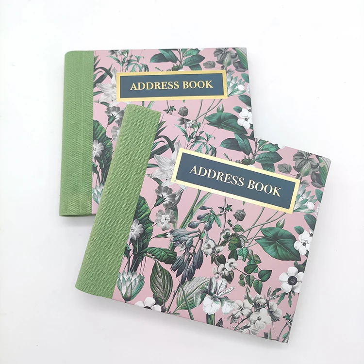 Custom Print Fabric Paper Inner Spiral Daily Planner Notepad Cute