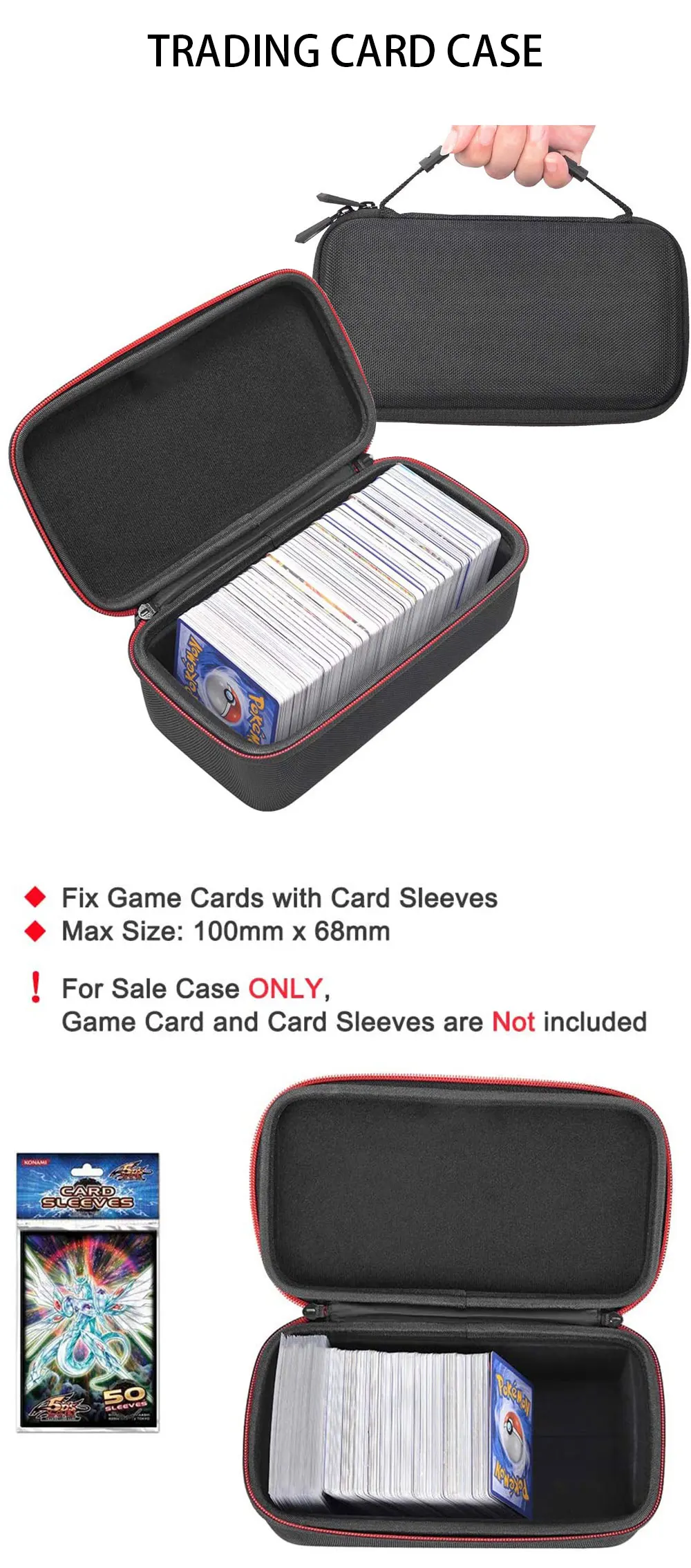 Wholesale Customized Trading Card Case For Pokemon Cards Storage Box