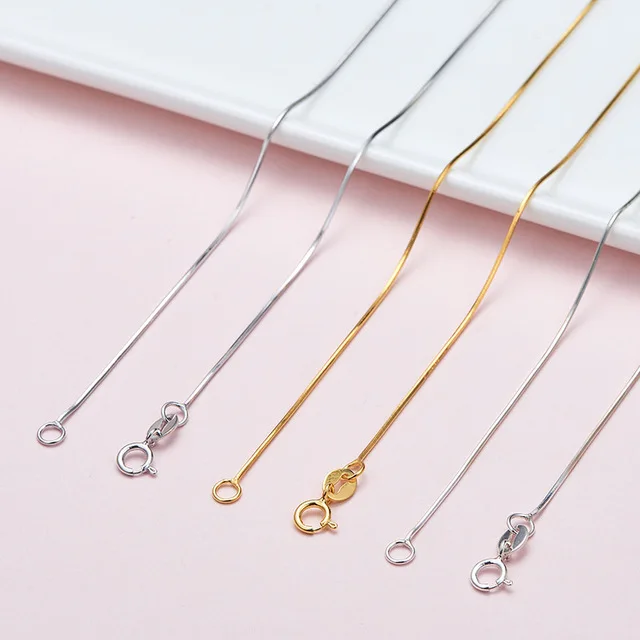 Sterling Silver Snake Chain Necklace 