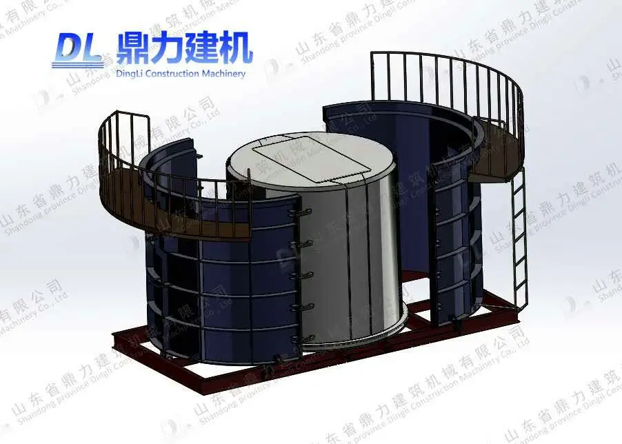 Wet Casting Precast Reinforced Concrete Manhole Riser Pipe Steel Moulding Machinery Making Manufacturer Sale Prices for Sanitary