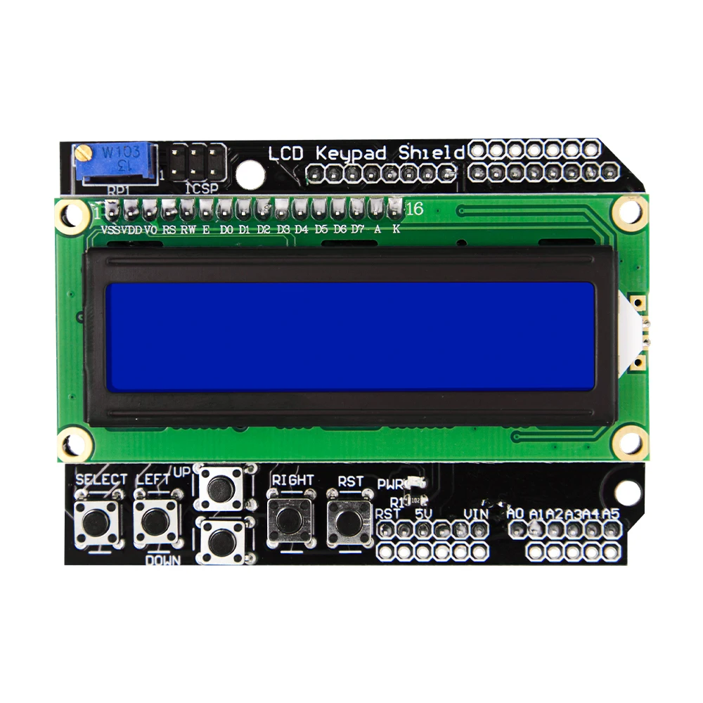 lcd1602 keypad shield blue backlight lcd 1062 module for lcd