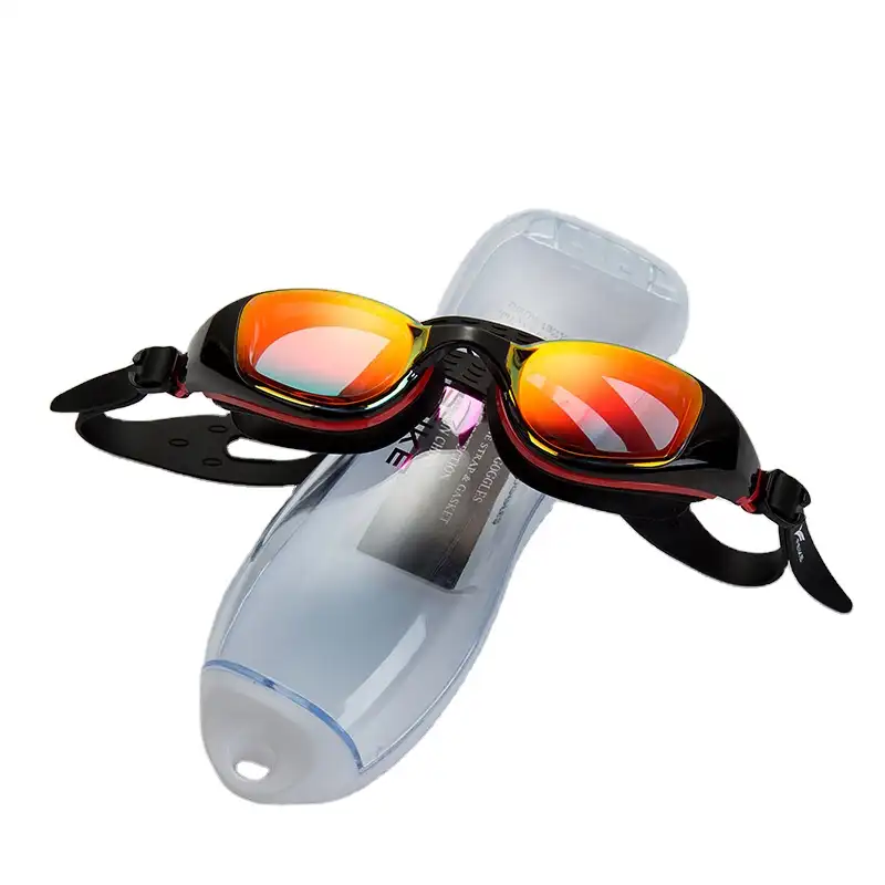 Tapones impermeables para gafas de natación HD electrochapado profesional gafas de silicona para adultos Anti-UV hebilla de tracción antiniebla Tapones impermeables para gafas de natación HD electrochapado profesional gafas de silicona para adultos Anti-UV hebilla de tracción antiniebla
