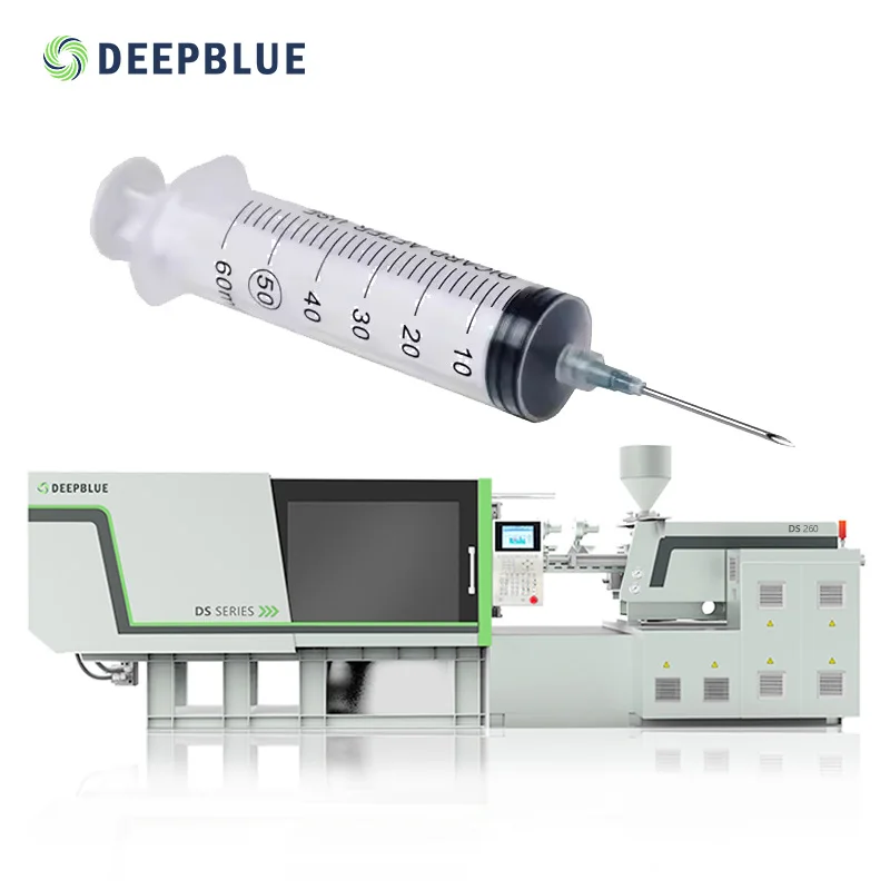 260ton Hybrid Medical Syringe Injection Machine Horizontal Style for Making Medical Syringe Barrel Plunger PET ABS PP PC Motor