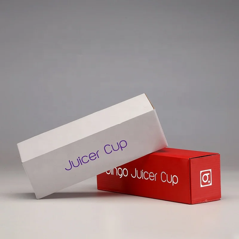 Box Printing Empty Glass Water Bottle Juicer Packaging Boxes with Gift Box with Insert