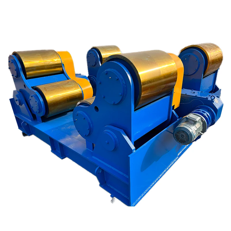 Factory Wholesale Welding Positioner Rotator Small Tube Turning Rolls Rotating Welding Table Double Rubber Wheel Roller