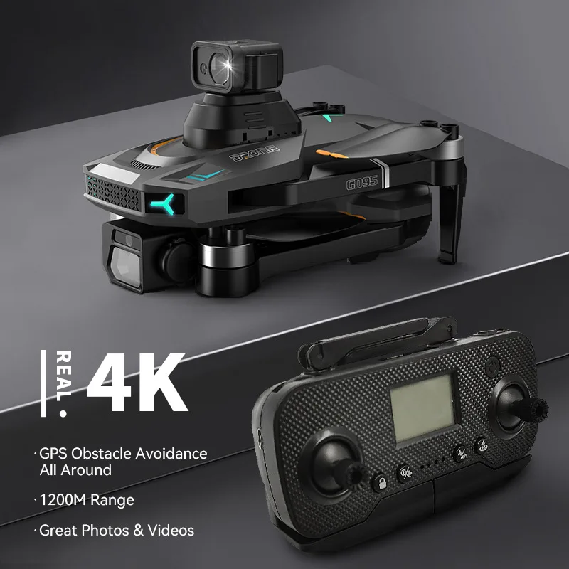 GD95 Pro Max Professional Remote Control Dron Helicopter RC Quadcopter X6 Drone with Wide-angle HD Camera Drone