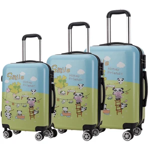 PC Shinning Hand Carry on Luggage Wholesale Set Trendy Polycarbonate Luxury Suitcase for Travel