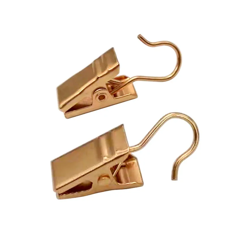Factory Sale Curtain Rod Clip Hooks Metal Shower Curtain Clips Buy