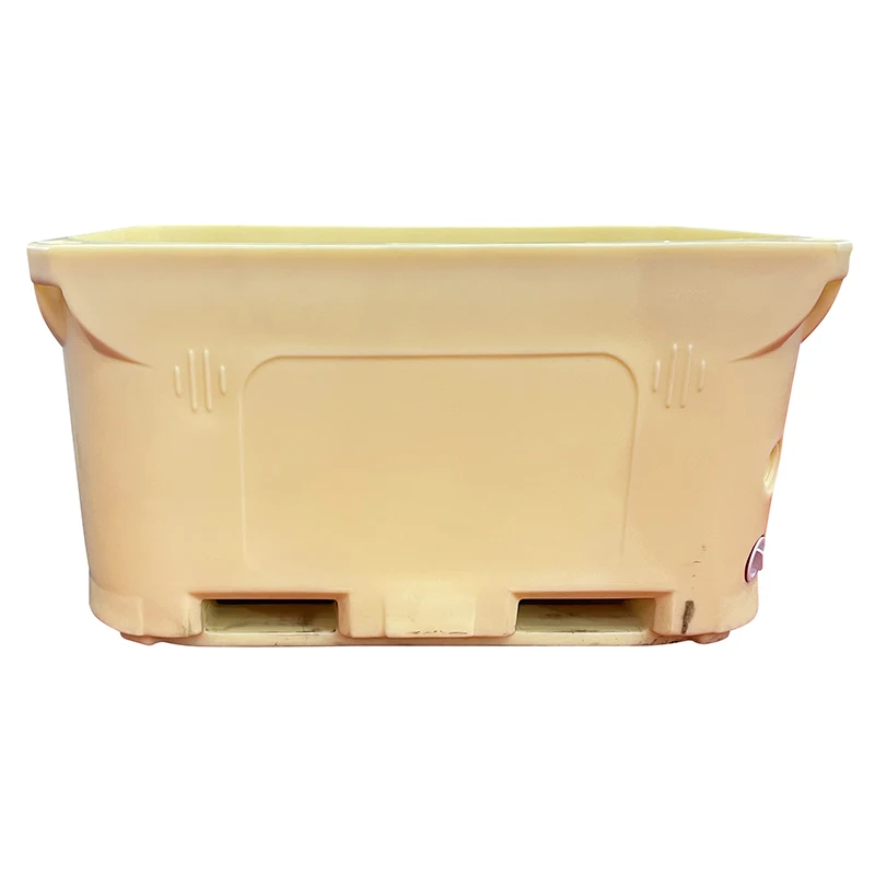 heavy duty 660l rotomold large lldpe double wall insulated fish tub for Food Transportation and Storage