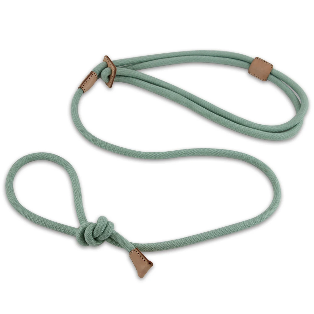 Нейлоновый Поводок для дрессировки собак надежная Прочная шлейка кожаный нескользящий