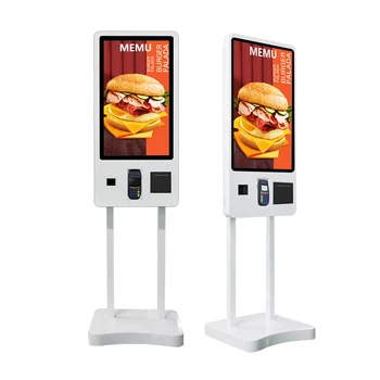 Multifunction self service crypto atm reporter printer touch screen kiosk payment ordering kiosk payment