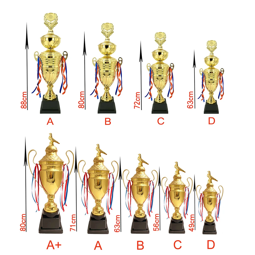 Yiwu Collection Metal Cup and Plastic Stem Trofeo Medaglia E Targhe Trophy Tennis Davis Cup Cup Winner
