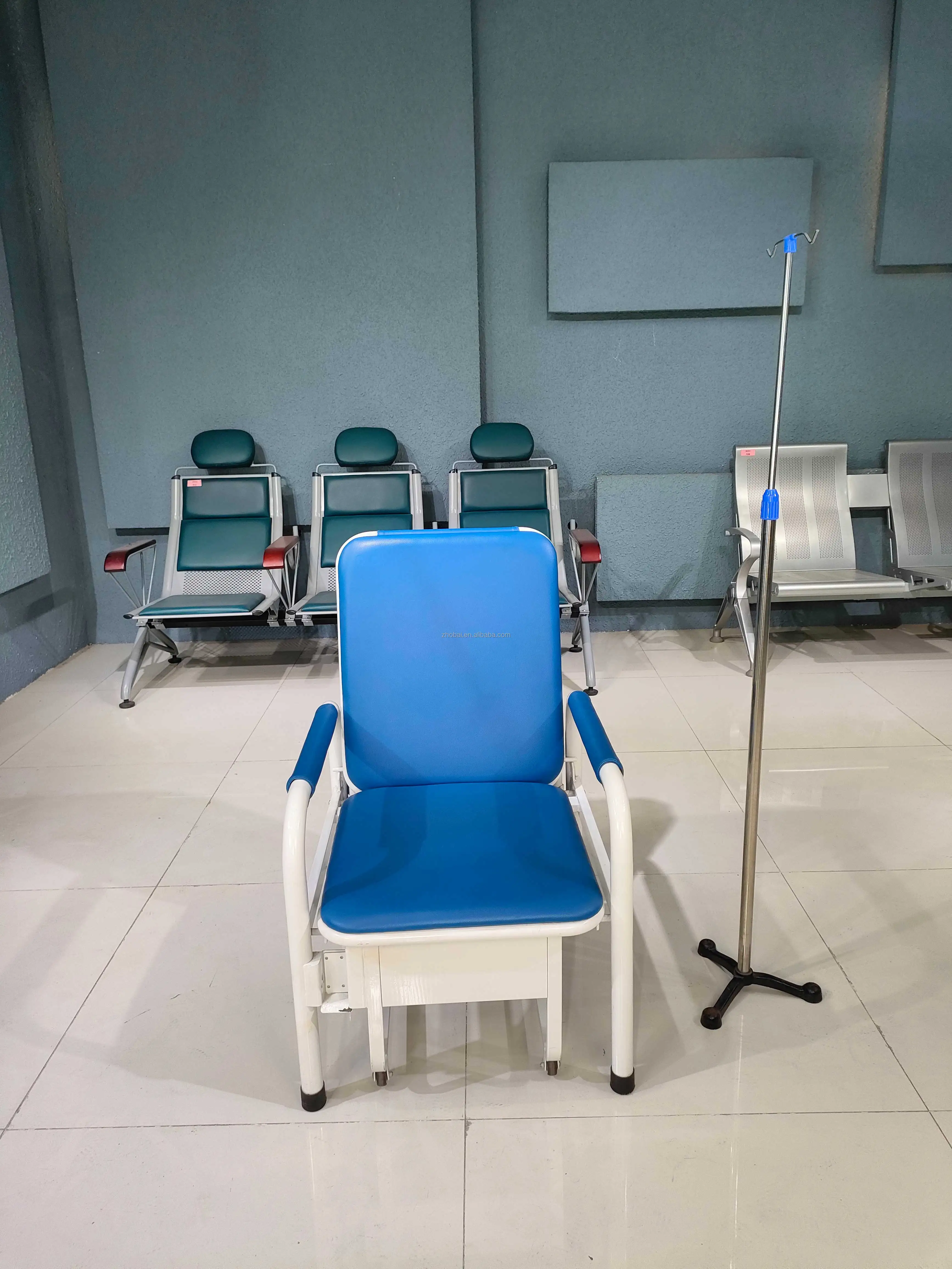 Dual-Purpose Adjustable Portable Folding Hospital Care Bed Chair Multifunctional Medical Nursing Outpatient Chair Living Room 5