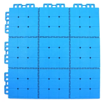 Factory Price 30.6*30.6*1.3 Anti-Slip High Elasticity Medium Soft TPV Interlocking Tile for Kindergarten Sports Court