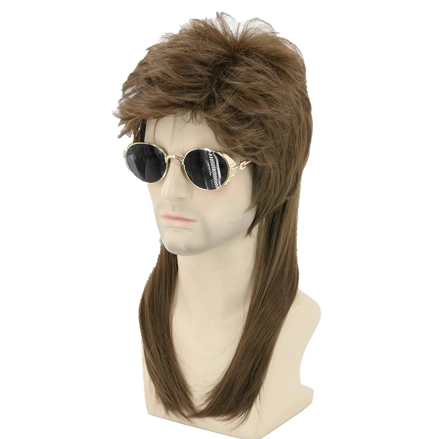 jerry curl mullet wig