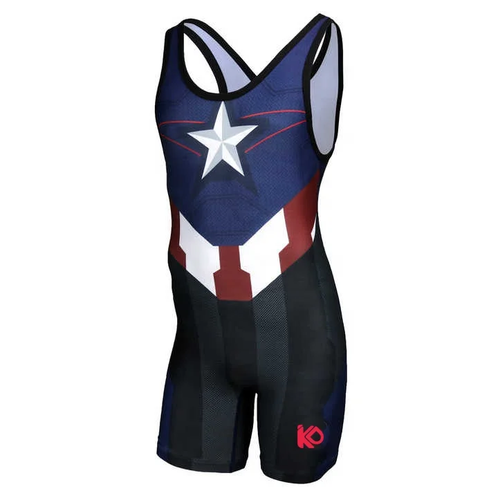 Captain america hot sale wrestling singlet