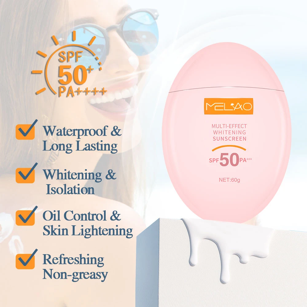 Приятный на заказ минеральный Тип рифа, фирменная торговая марка, веганский солнцезащитный блок, органический солнцезащитный крем SPF 50