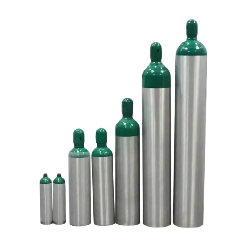Medical Oxygen Cylinder TPED ISO7866 ME MD MM Size Aluminum Gas Cylinder