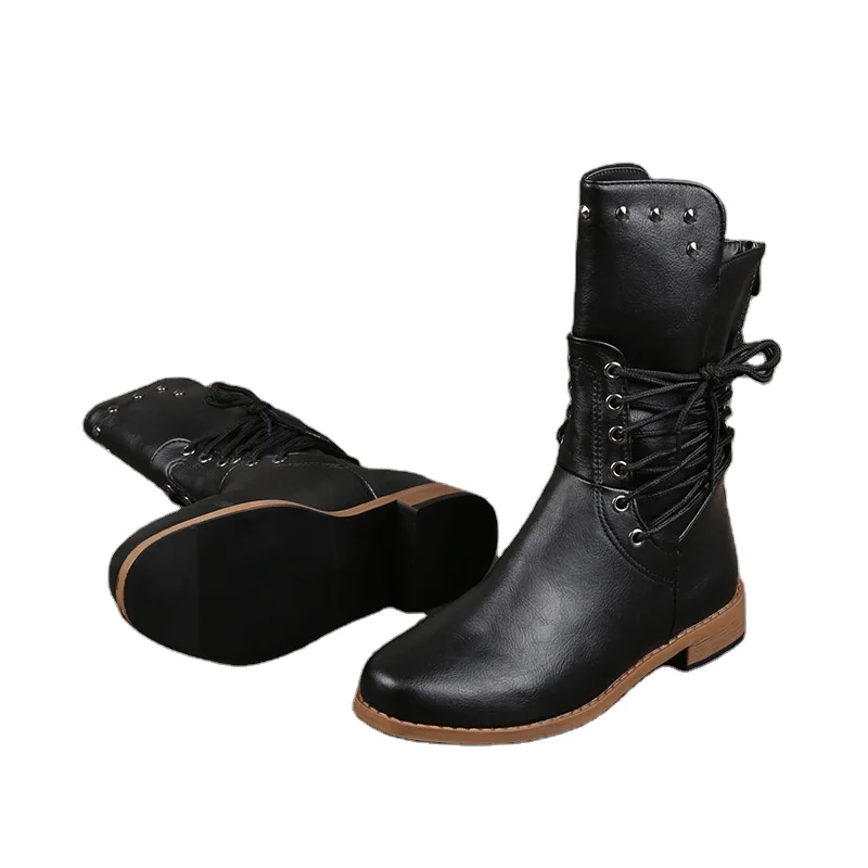 chunky combat boots women