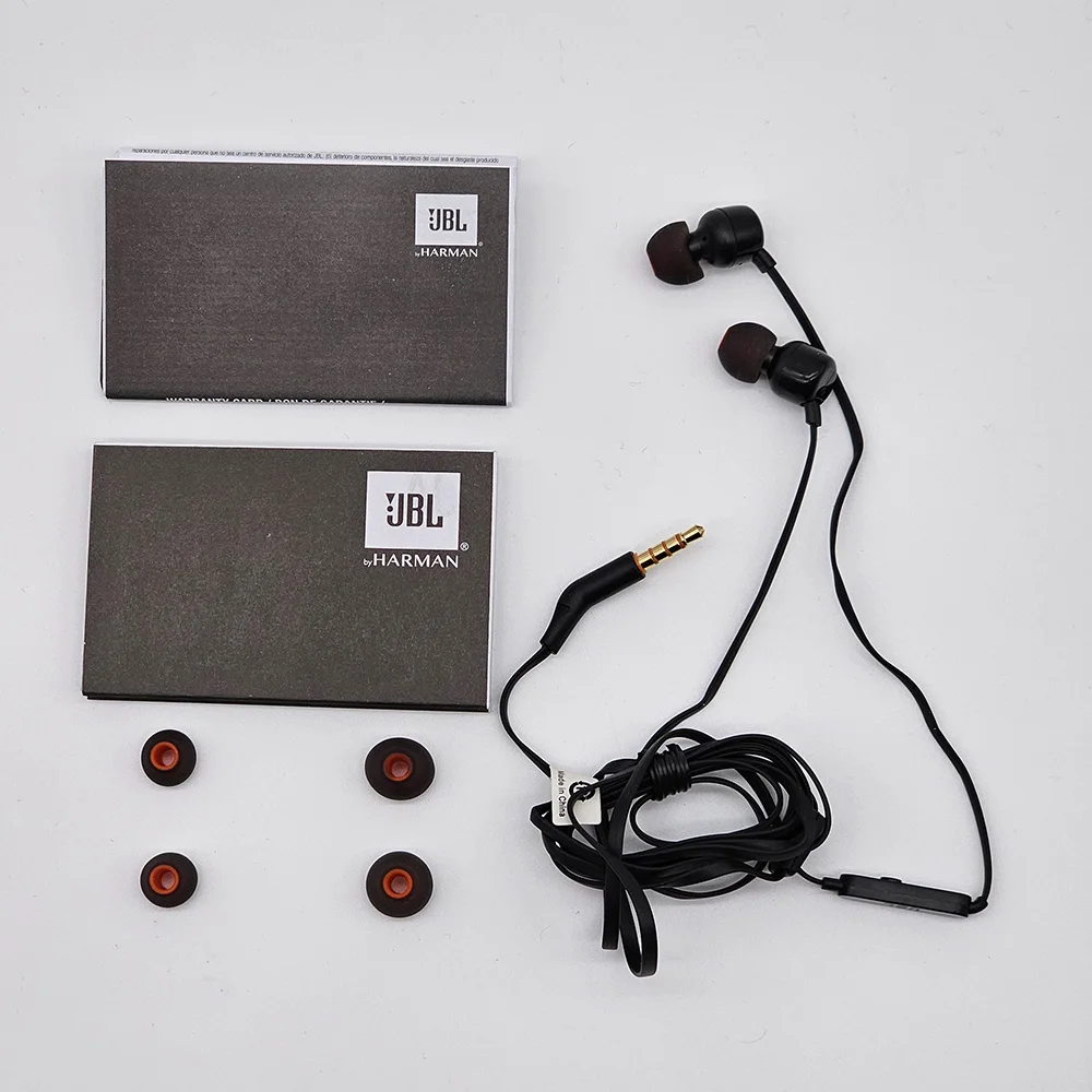 JBL Tune110 Wired Earphones Stereo Sport in-Ear Headset