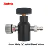 Qd with bleed valve