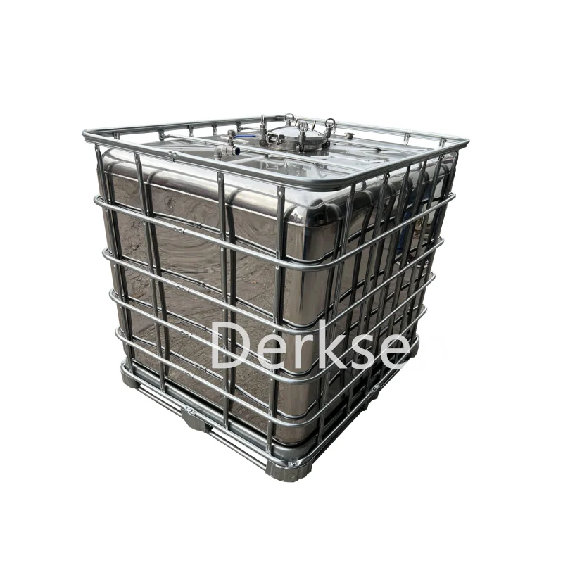 330 галлон из нержавеющей стали 304 1000 л IBC резервуар для воды Ibc 1000l /2000l/3000l Un31ay контейнеры