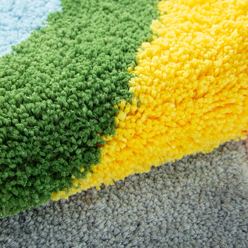 Новый голый коврик для ванной машинная стирка разноцветный супер-коврик мытья воды