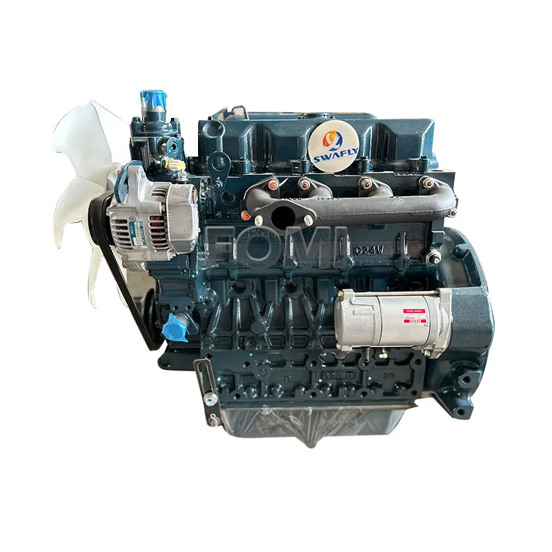 クボタV2403ディーゼルエンジンV2403 M V2403-M V2403-M-DI-E3B掘削機