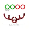 Red checkered antlers