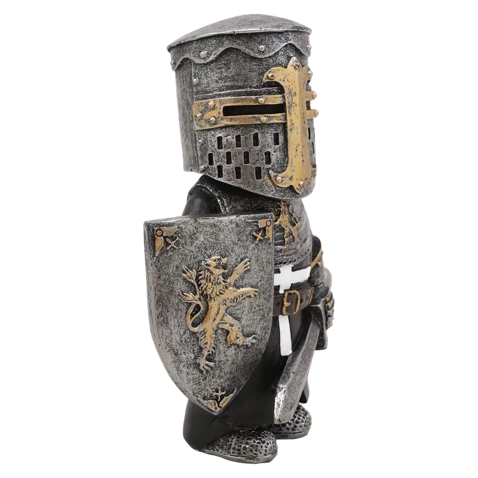 Medieval Crusader Guard Swordsman Armor Cross Knight Mini Resin Figures