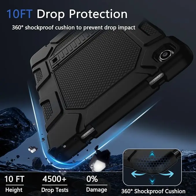 for ipad 10.9 2022  ALF-210  Laudtec TPU+PC   fall for tablet  case   Shockproof Rugged Case 3-in-1 tablet Super supplier