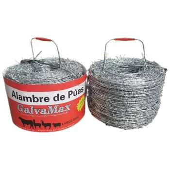 High Quality 500 Meters Barbed Wire Fencing Hot galvanized Anti Climb Barbwire Coil for Sale