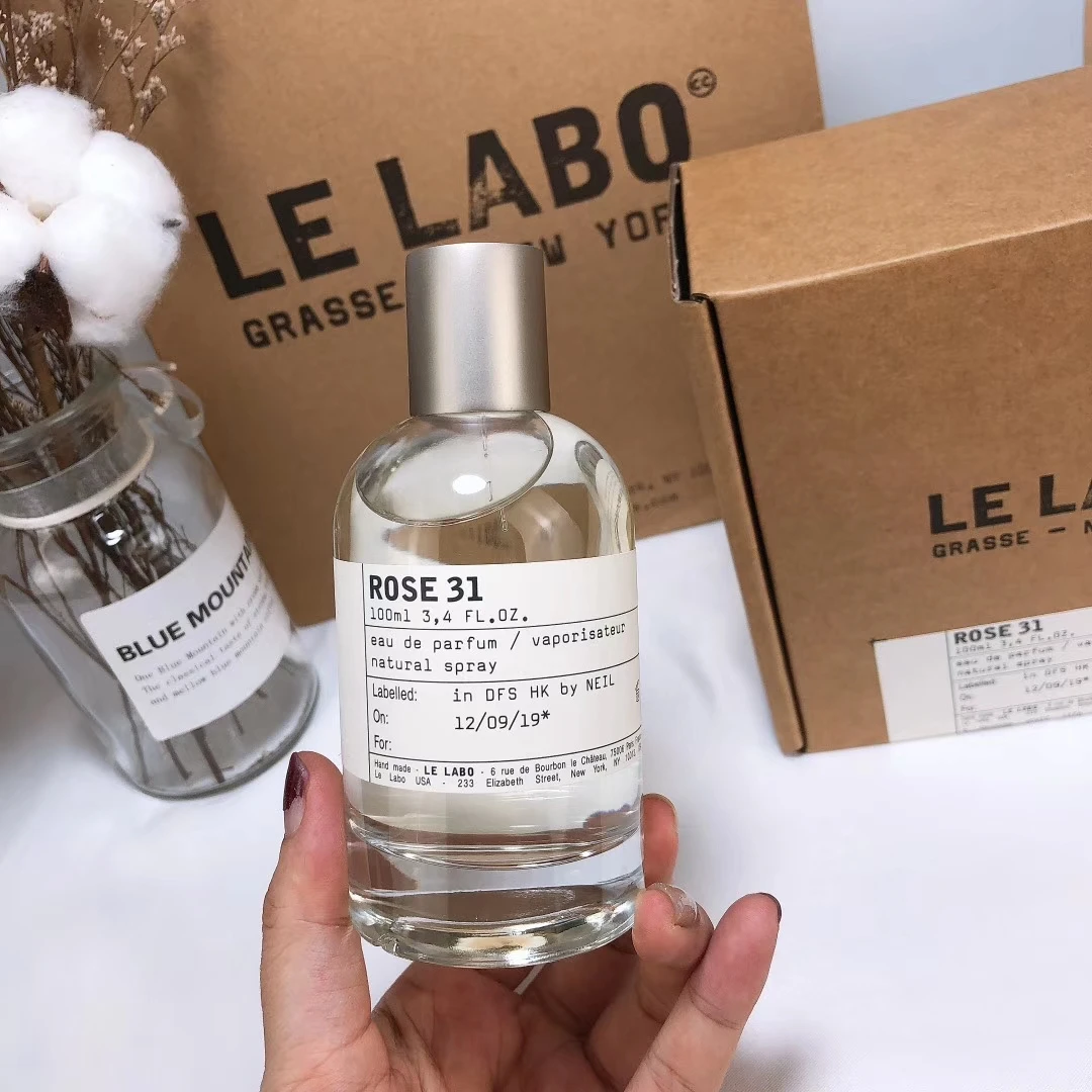 Top Quality Perfume Le Labo Eau De Parfum Gift Santal 33 100ml 3.4oz  Bergamote 22 Rose 31 The Noir 29 Long Lasting Fragrance - Buy Long Lasting  Good Nice Smell Perfume For