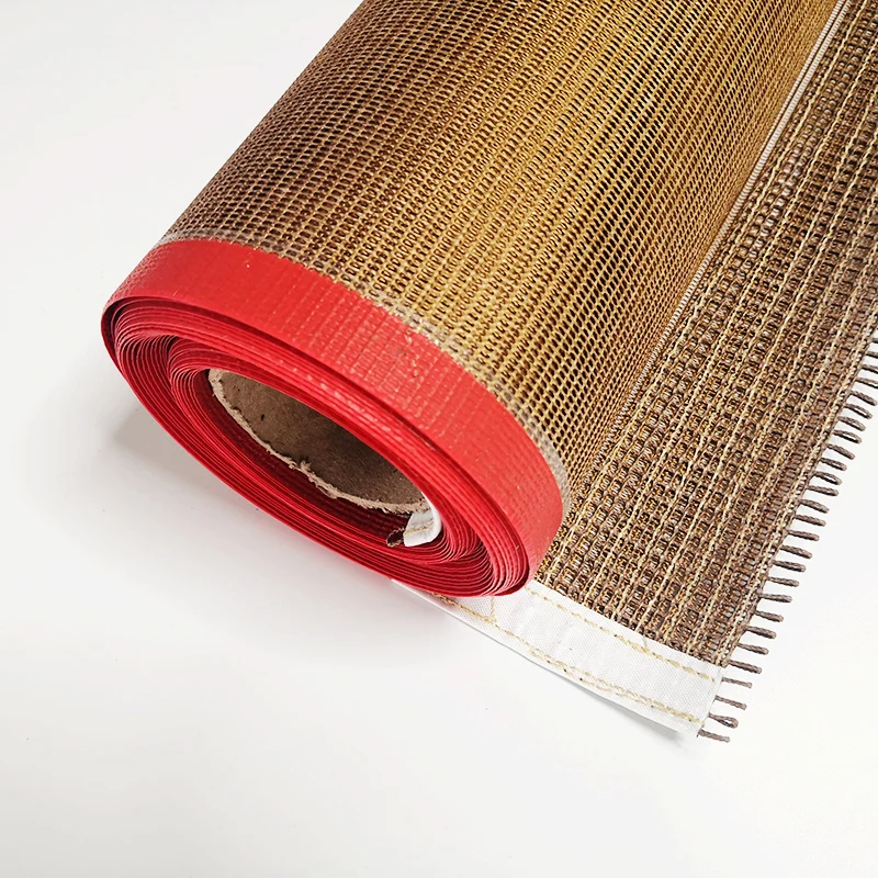 PTFE Coated Fiber Open Mesh Conveyor Belt for Textile Printing and Dyeing