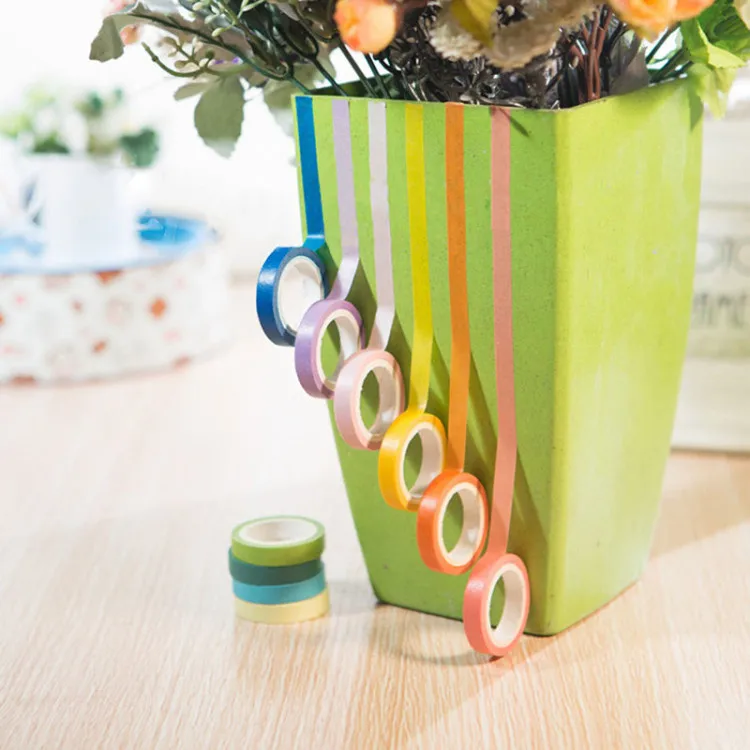 Set 18 Washi Tape Decorativi - Nastri Adesivi Per Fai Da Te E Craft - Foto 10