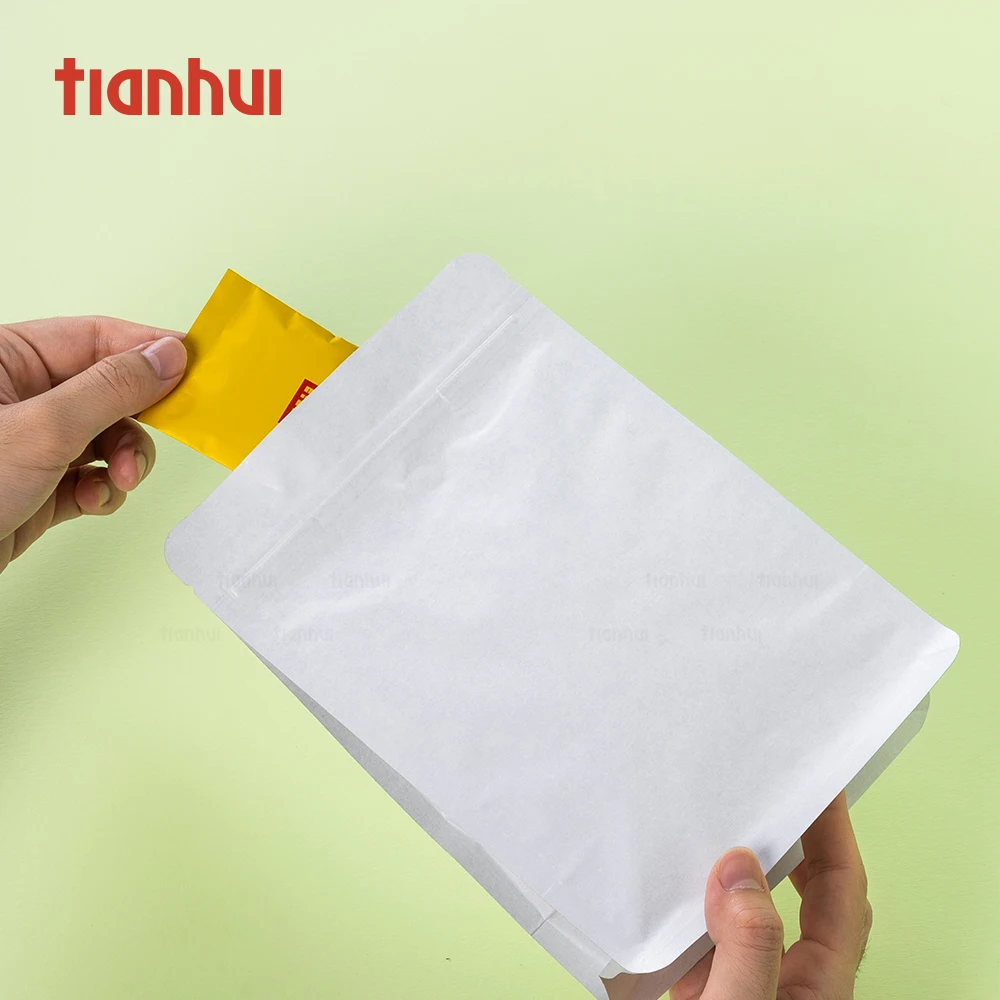 Tianhui Food Grade Resealable Zipper Stand-Up Pouch Packaging Bag for Snacks Dry Food