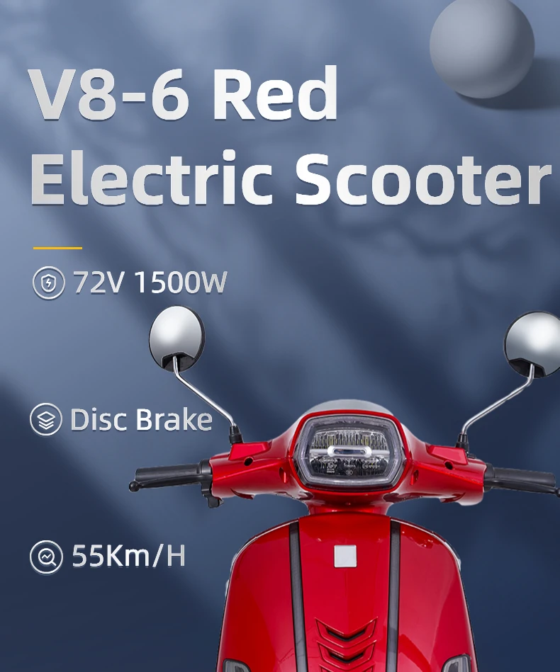 Wholesale Eec Classic 1000w 55km/h Speed Style Electric Scooter