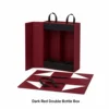 Dark Red Double Bottle Box
