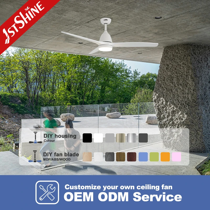 1stshine светодиодный потолочный вентилятор пластиковый Медный двигатель постоянного тока дистанционный со светодиодной подсветкой