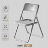 [Thickened carbon steel frame] All gray - Wide seat