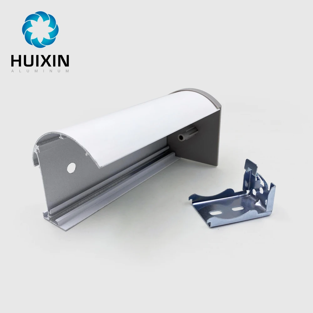 Powder Coated Zebra Blinds Head Rails Aluminum Profile for Window Blind