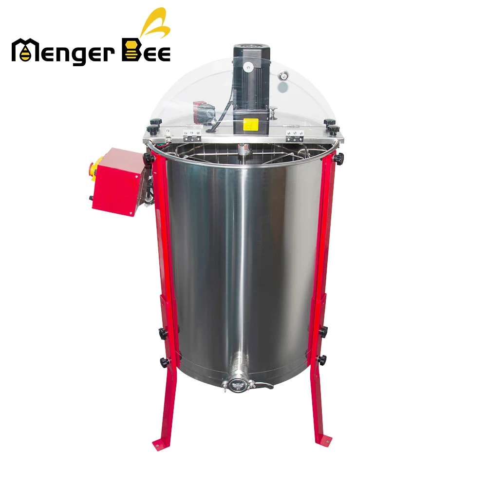 Automatic 4 Frame Radial Electric Honey Centrifuge Extractor Machine Beekeeping Honey Separator Spinner Honeycomb Bee Extractor