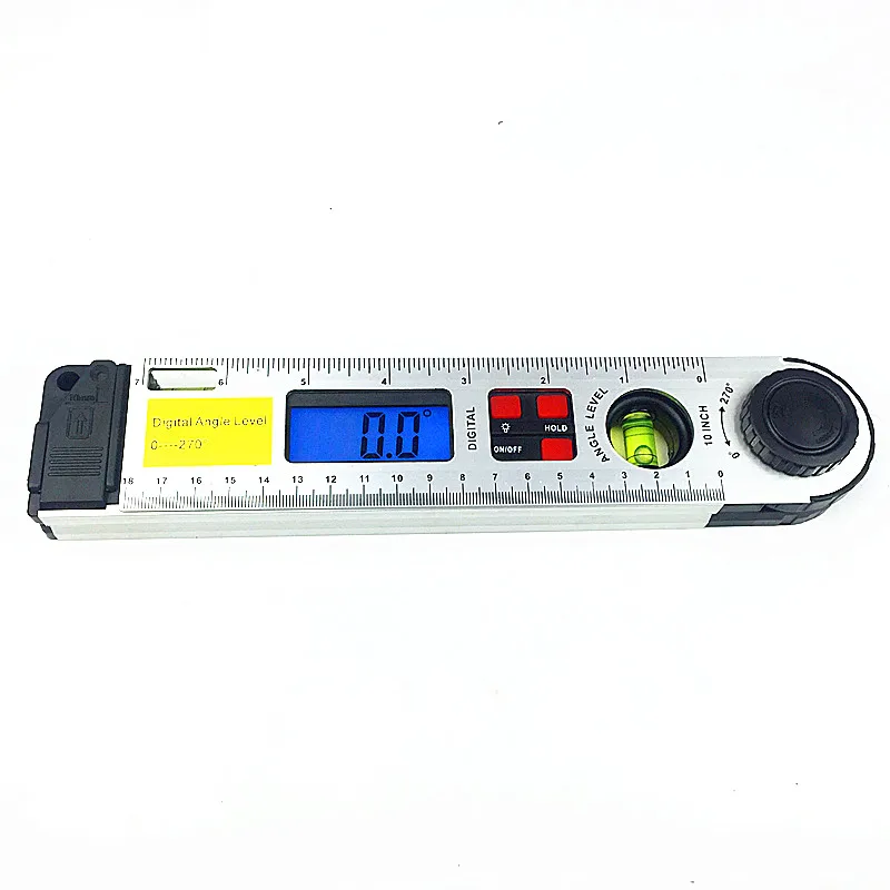 Digital Calibrated Protractor Inclinometer Mini Angle Finder Spirit Level Aluminum Digital Angle Meter