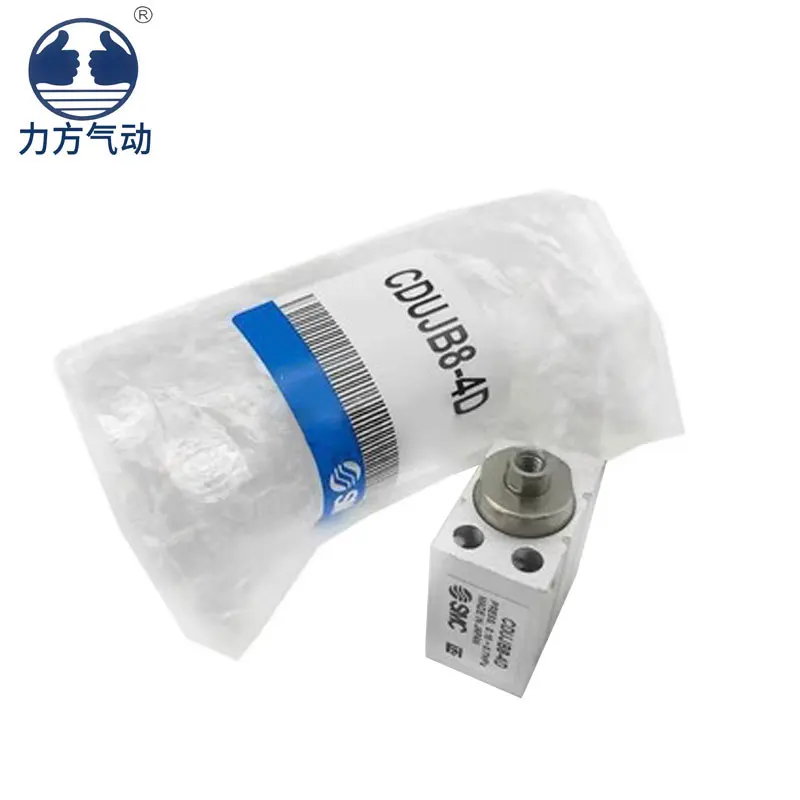 Cylindre Pneumatique Carré CDUJB/CUJB6 - Course 8 Mm, Corps Aluminium - Pour Applications Industrielles