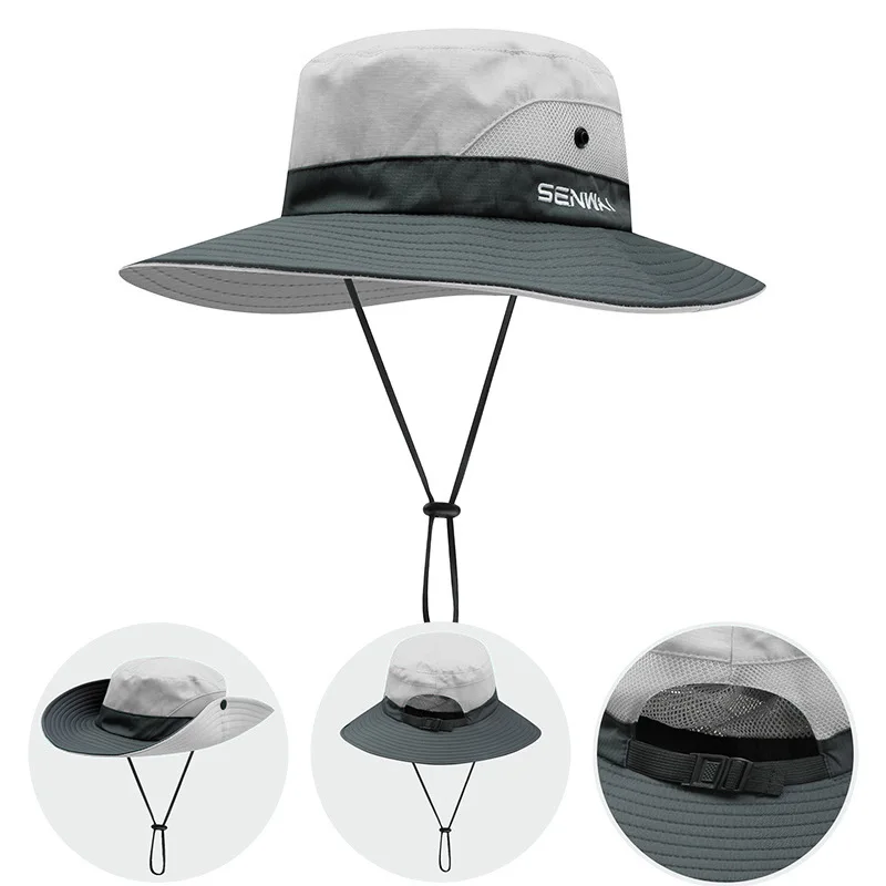 Topi Bucket Tepi Lebar Wanita Musim 