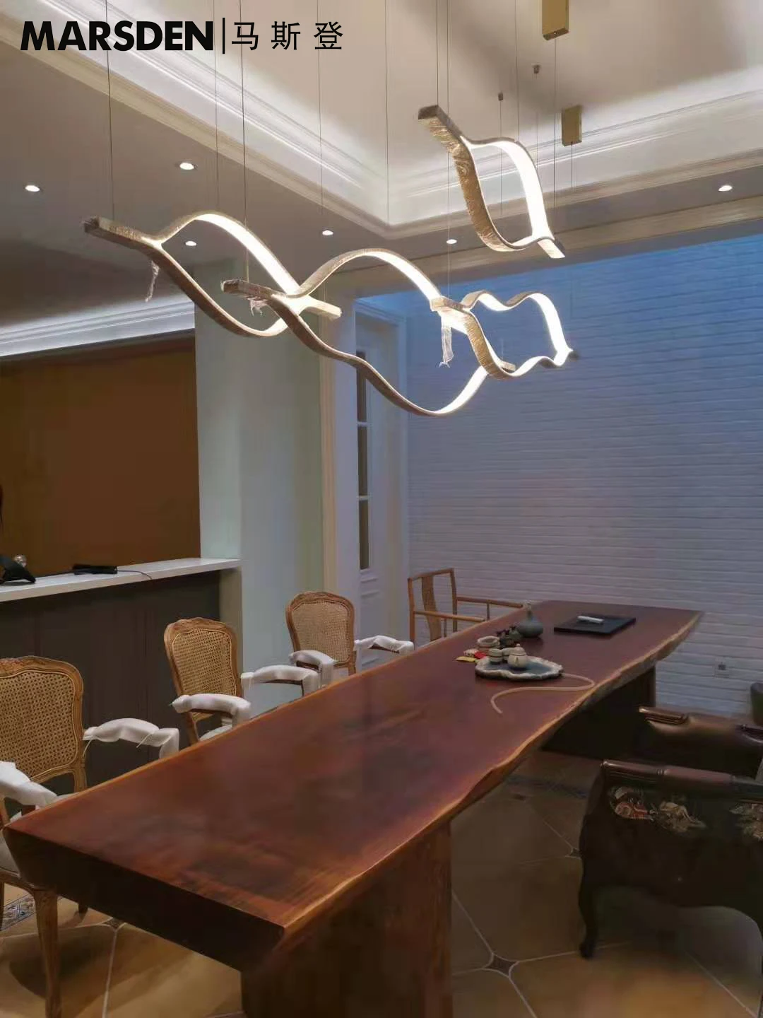 
Модный современный светодиодный подвесной светильник MARSDEN, декоративный подвесной светильник, большой подвесной светильник 