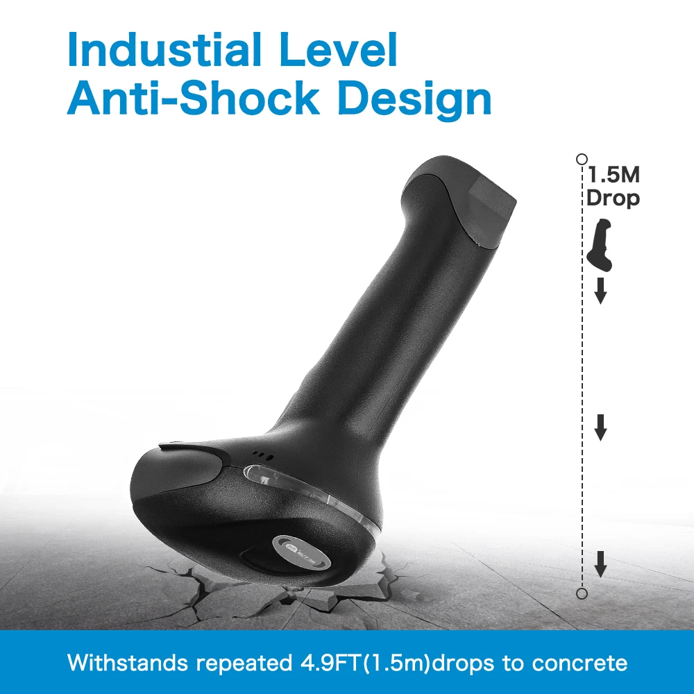 NETUM NT-2028 1D Wireless Barcode Scanner - Fast & Reliable