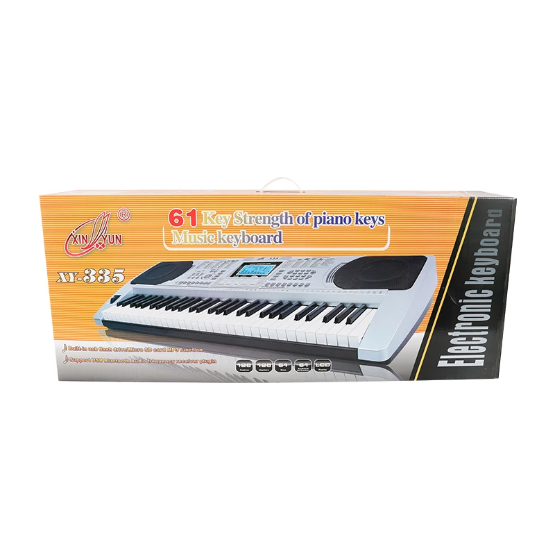 XY-335 Original 61 Keys LCD Display Pianoforte Keyboard for