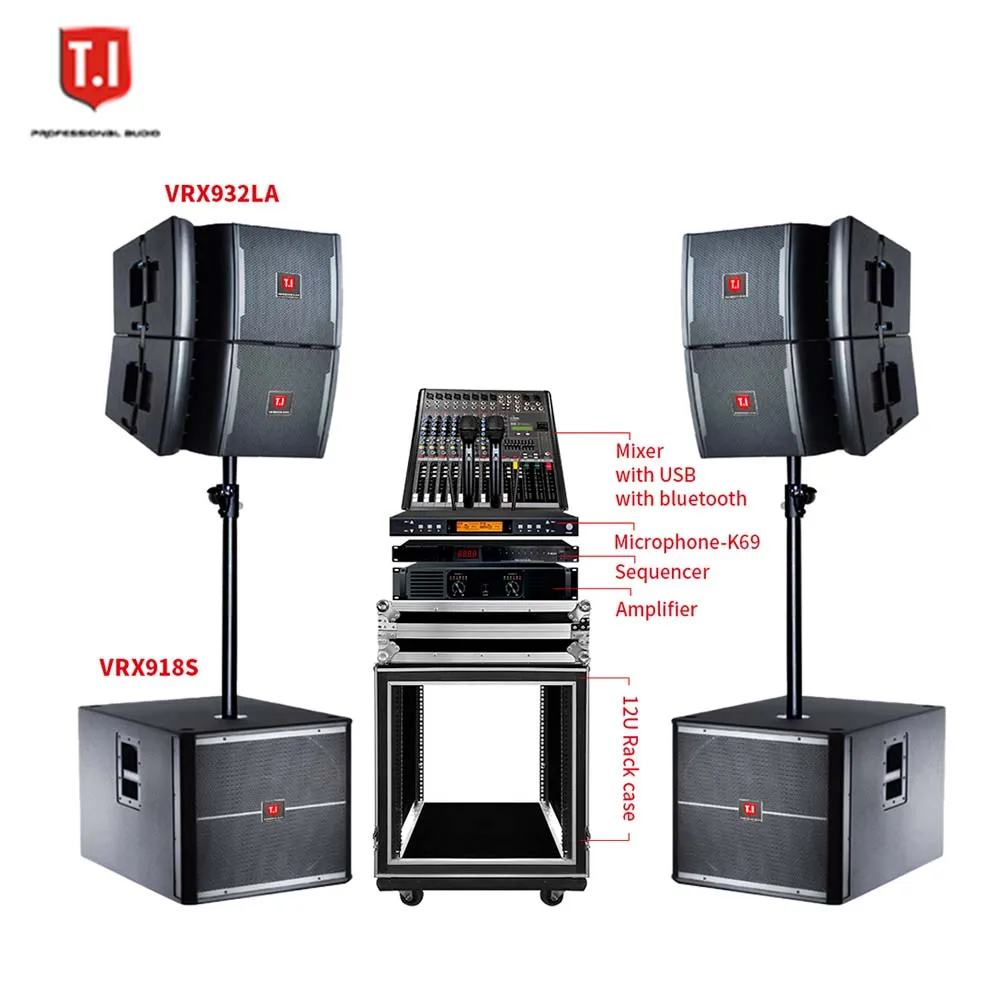 VRX932LA 12 Inch 2-Way Dj Sound Box Speakers - 129db SPL